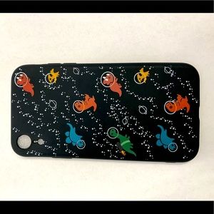 Dino IPhone XR phone case. Never used. Flexible.